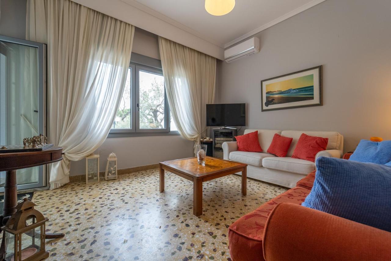 Villa Elia Kavala - Mediterranean Holiday Villa PalaiónTsiflíkion المظهر الخارجي الصورة