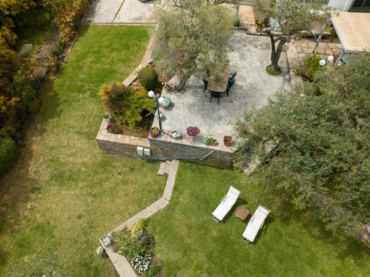 Villa Elia Kavala - Mediterranean Holiday Villa PalaiónTsiflíkion المظهر الخارجي الصورة