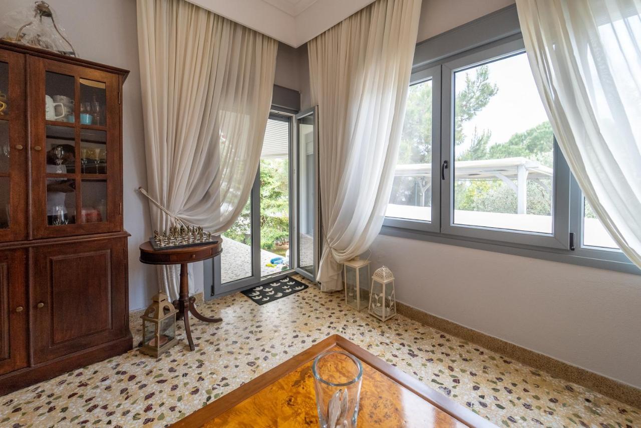 Villa Elia Kavala - Mediterranean Holiday Villa PalaiónTsiflíkion المظهر الخارجي الصورة