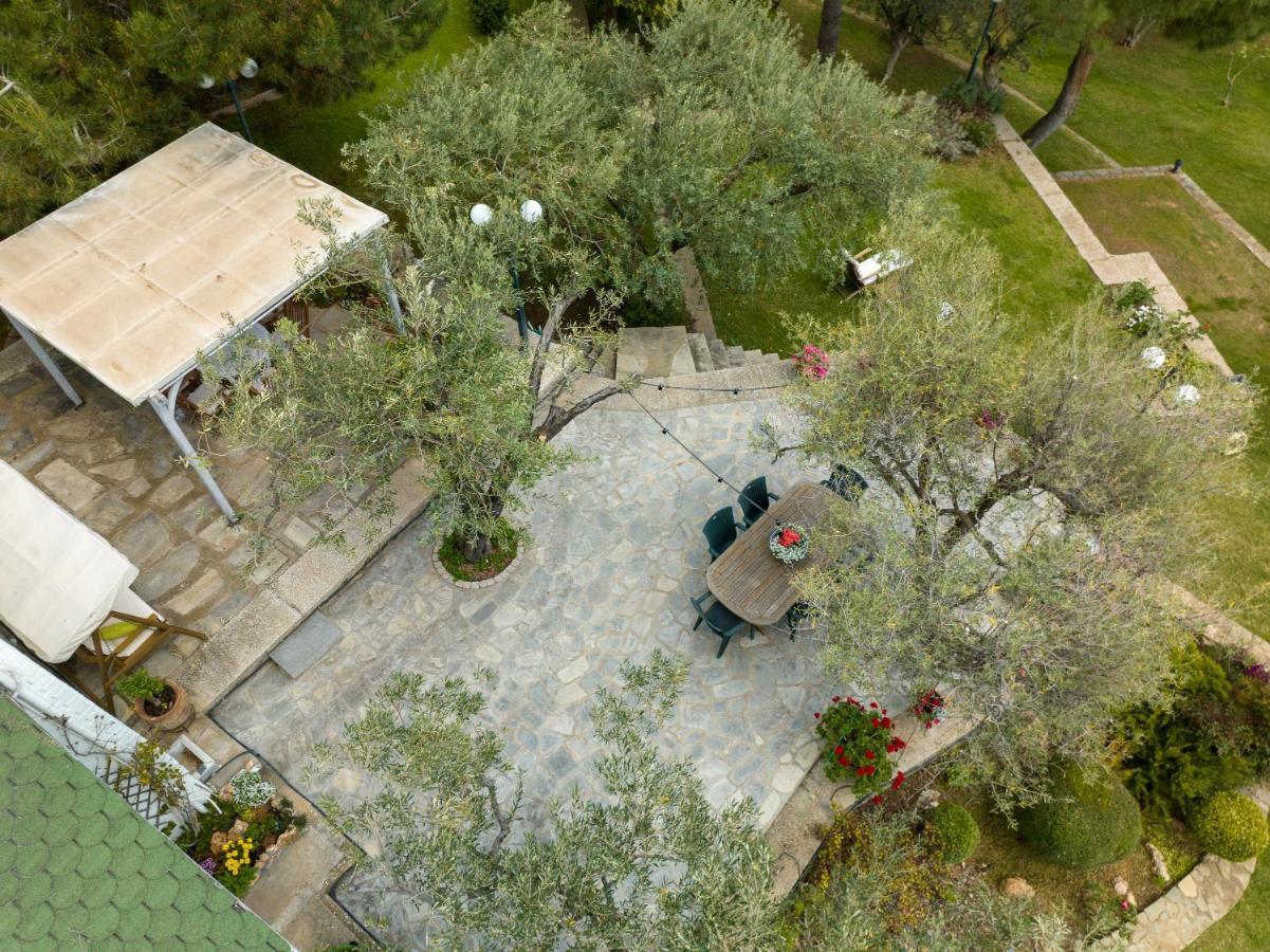 Villa Elia Kavala - Mediterranean Holiday Villa PalaiónTsiflíkion المظهر الخارجي الصورة